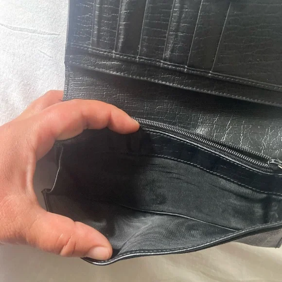 Vintage GUCCI Black Leather Wallet